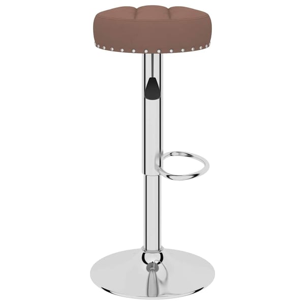 vidaXL barstole 2 stk. stof brun
