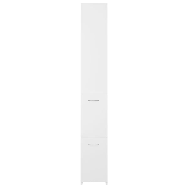 vidaXL Baderomsskap hvit 25x26,5x170 cm konstruert tre