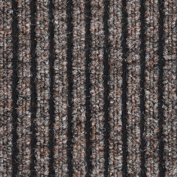 vidaXL dørmåtte 60x80 cm stribet beige