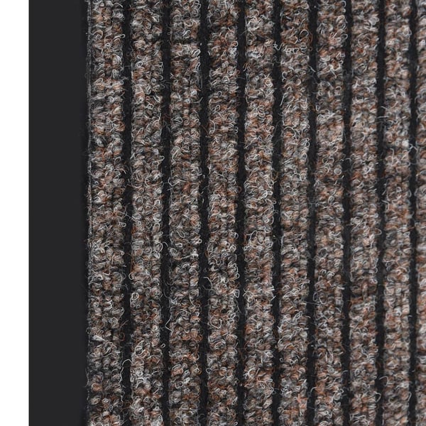 vidaXL dørmåtte 60x80 cm stribet beige