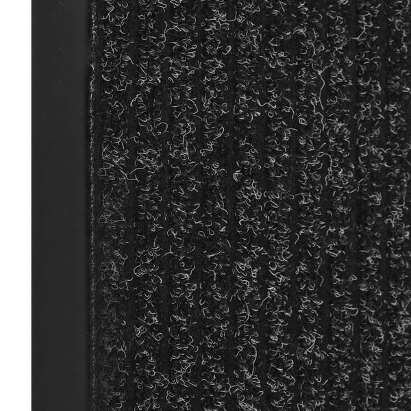 vidaXL Dørmatte stripet antrasitt 80x120 cm
