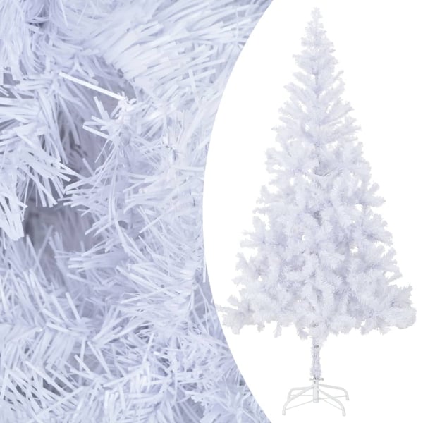 vidaXL Tekojoulukuusi palloilla esivalaistu 210 cm 910 oksaa