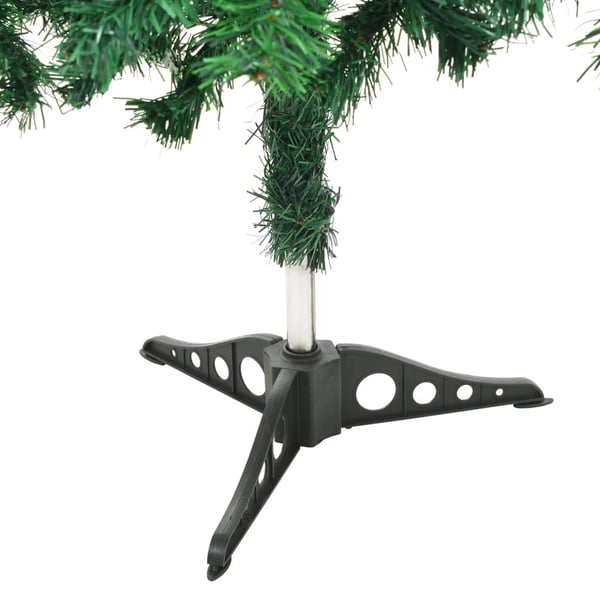 vidaXL Forhåndsbelyst kunstig juletre med kulesett 180 cm 564 grener