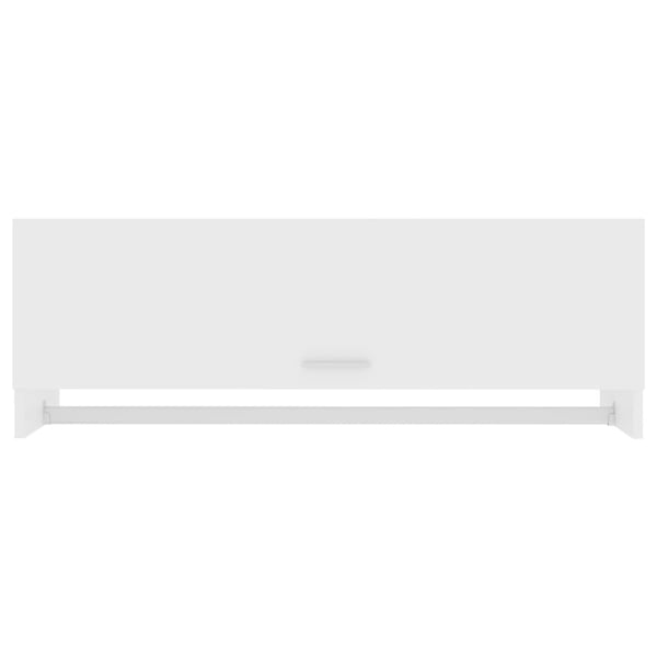 vidaXL garderobe 100x32,5x35 cm spånplade hvid