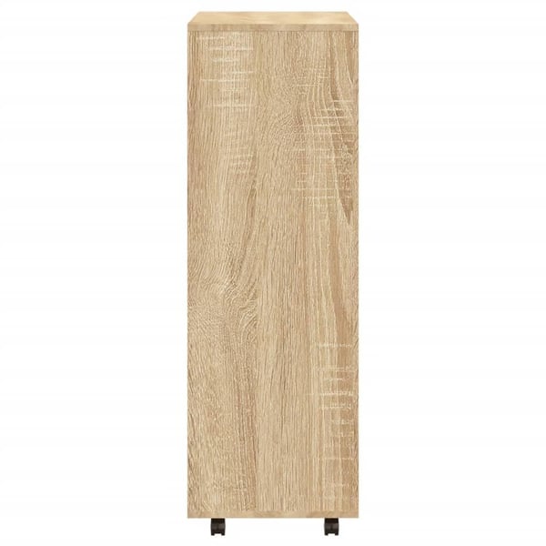 vidaXL Garderobe sonoma eik 80x40x110 cm konstruert tre