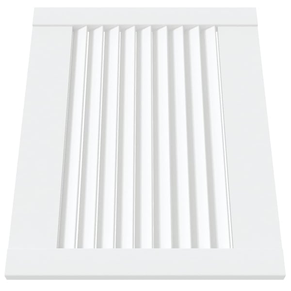 vidaXL skabslåger 2 stk. 39,5x49,4 cm lameldesign massivt fyr hvid