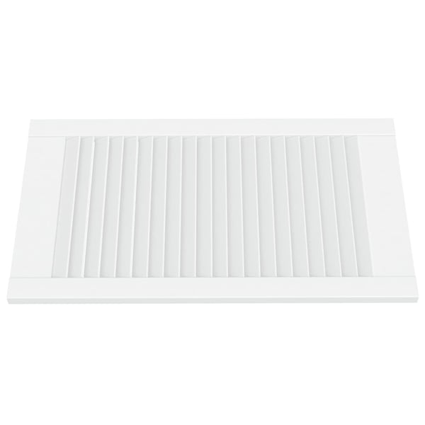vidaXL skabslåger 2 stk. 69x39,4 cm lameldesign massivt fyr hvid