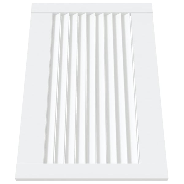 vidaXL skabslåger 4 stk. 39,5x59,4 cm lameldesign massivt fyr hvid