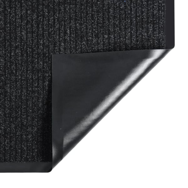 vidaXL Dørmatte stripet antrasitt 40x60 cm