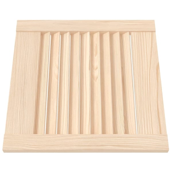 vidaXL skabslåger 2 stk. 39,5x39,4 cm lameldesign massivt fyrretræ