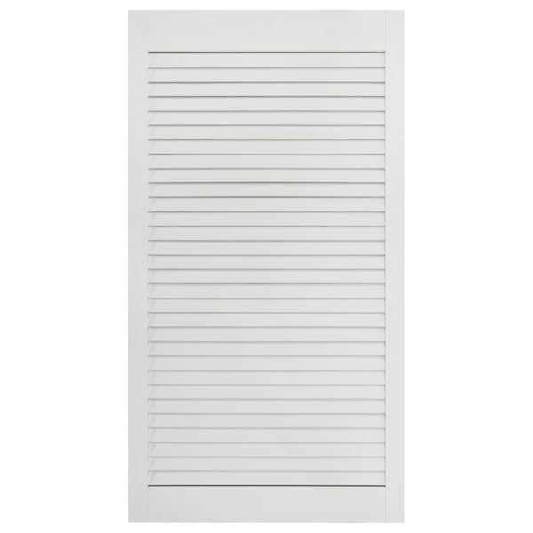 vidaXL Kaapin ovi säleikkömuotoilu valkoinen 99,3x39,4 cm täysi mänty