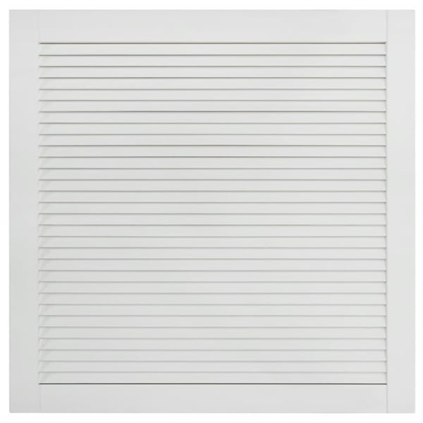 vidaXL skabslåge 39,5x39,4 cm lameldesign massivt fyrretræ