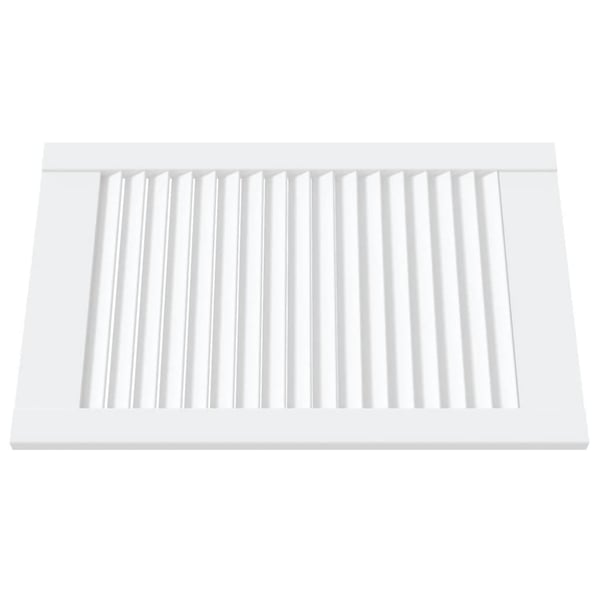 vidaXL skabslåger 2 stk. 61,5x39,4 cm lameldesign massivt fyr hvid