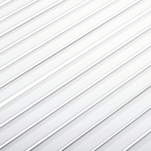 vidaXL skabslåge 99,3x49,4 cm lameldesign massivt fyrretræ hvid