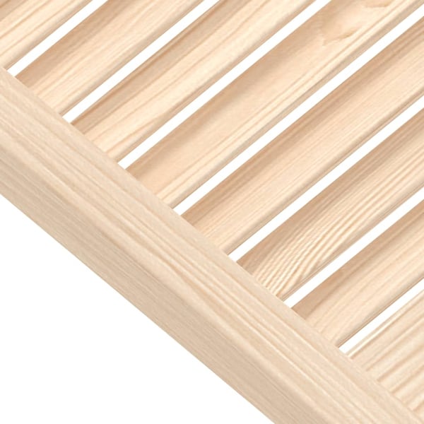 vidaXL skabslåger 2 stk. 61,5x49,4 cm lameldesign massivt fyrretræ