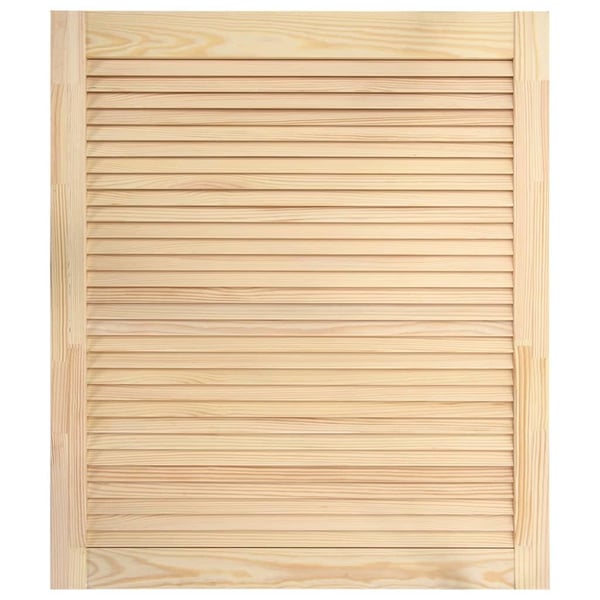 vidaXL Kaapin ovi säleikkömuotoilu 61,5x49,4 cm täysi mänty