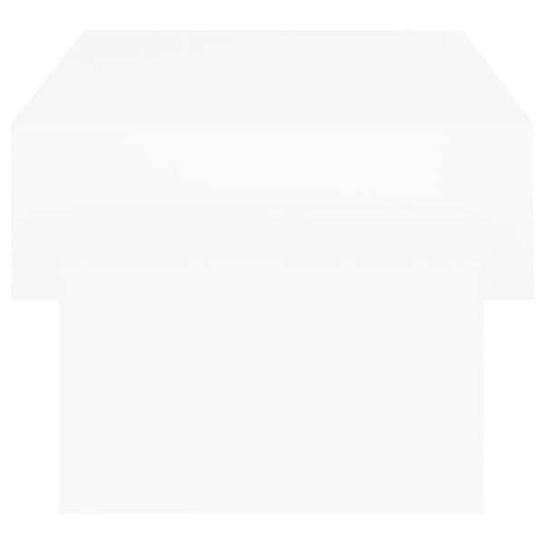 vidaXL sofabord 105x55x32 cm spånplade hvid