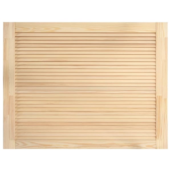 vidaXL skabslåge 39,5x59,4 cm lameldesign massivt fyrretræ