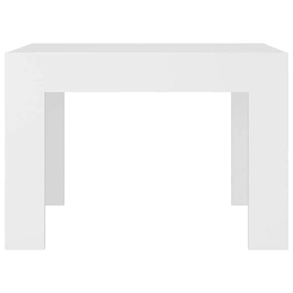 vidaXL sofabord 50x50x35 cm spånplade hvid