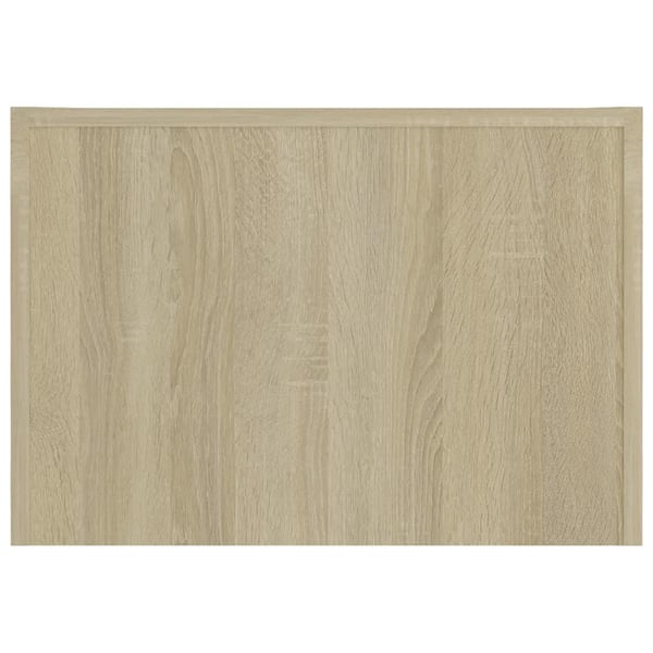 vidaXL Salongbord sonoma eik 50x50x35 cm sponplate