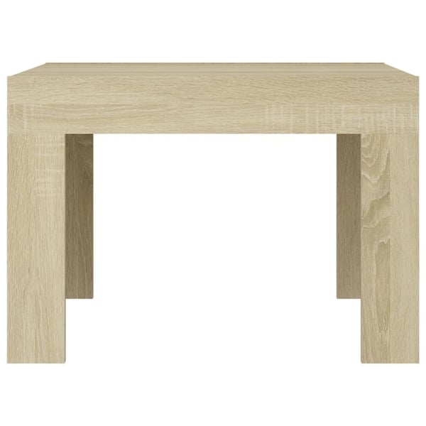 vidaXL Salongbord sonoma eik 50x50x35 cm sponplate