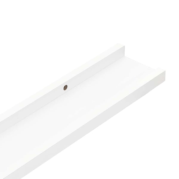 vidaXL væghylder 4 stk. 100x9x3 cm hvid