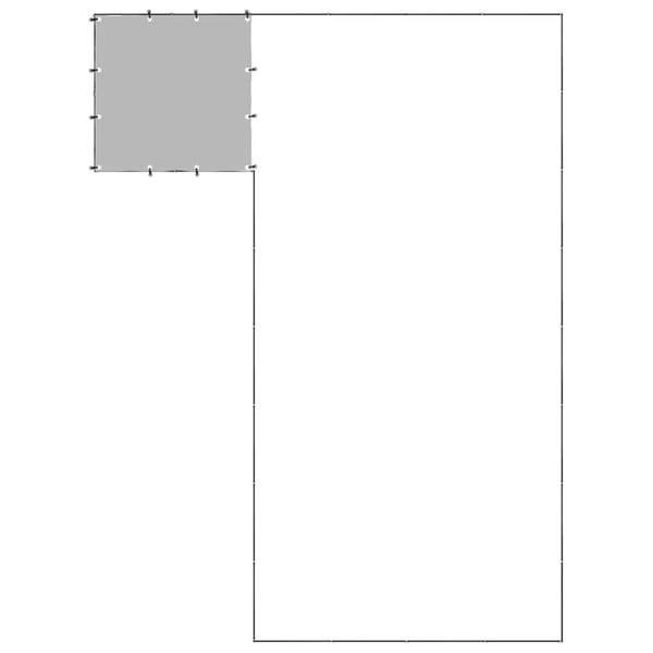 vidaXL Koiranhäkki musta 10,89 m² teräs