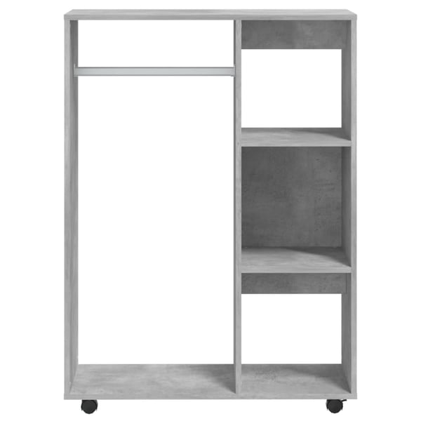 vidaXL Garderobe betonggrå 80x40x110 cm konstruert tre