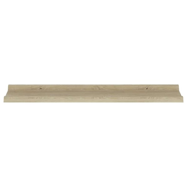 vidaXL Vegghyller 2 stk Sonoma eik 80x9x3 cm