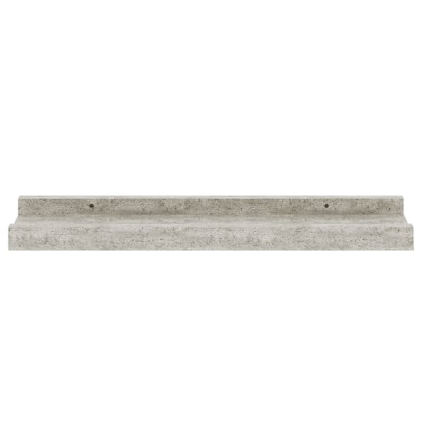 vidaXL væghylder 4 stk. 40x9x3 cm betongrå