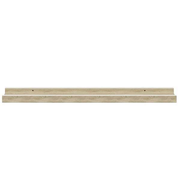 vidaXL væghylder 2 stk. 60x9x3 cm hvid og sonoma-eg