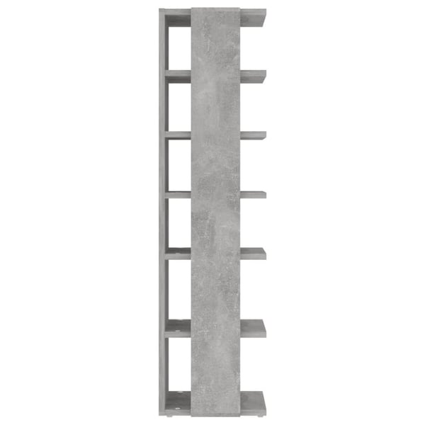 vidaXL Kenkäkaapit 2 kpl betoninharmaa 25x27x102 cm