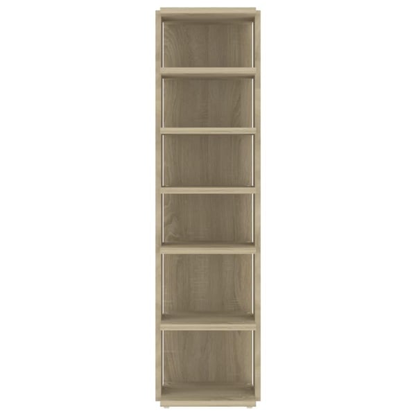 vidaXL Skoskap sonoma eik 2 stk 25x27x102 cm