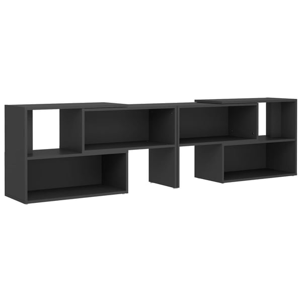 vidaXL TV-benk grå 149x30x52 cm konstruert tre