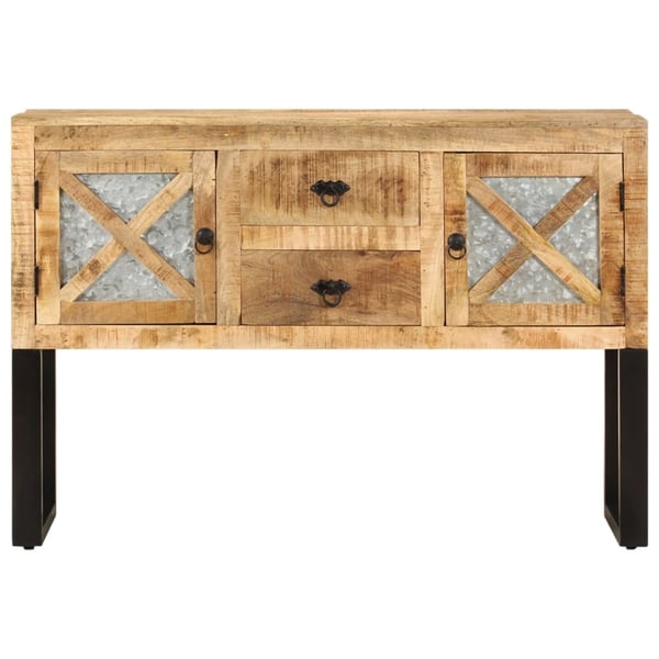 vidaXL skænk 110x30x74 cm ru mangotræ