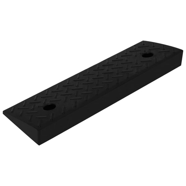 vidaXL Fortausrampe 2 stk 50x17,5x5 cm gummi
