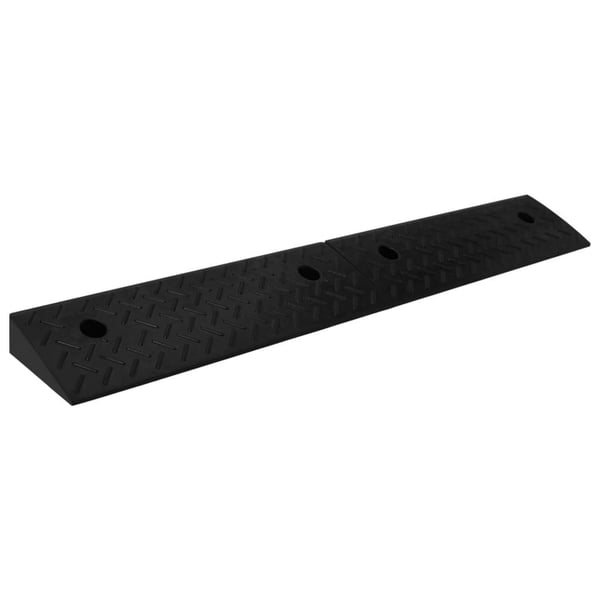 vidaXL Fortausrampe 2 stk 50x17,5x5 cm gummi