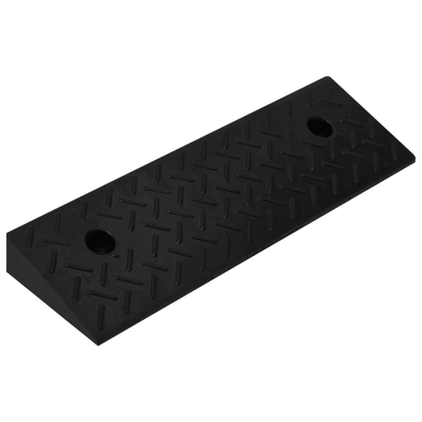 vidaXL Fortausrampe 2 stk 50x17,5x5 cm gummi