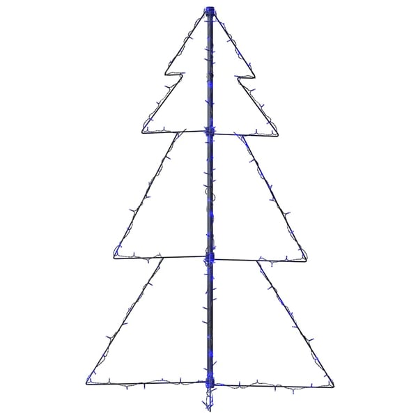 vidaXL Juletrekjegle 160 LED innendørs og utendørs 78x120 cm