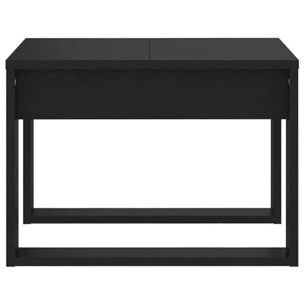 vidaXL Sidebord svart 50x50x35 cm sponplate
