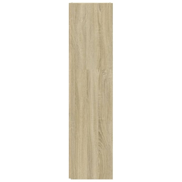 vidaXL Hjørneskap sonoma eik 33x33x132 cm konstruert tre