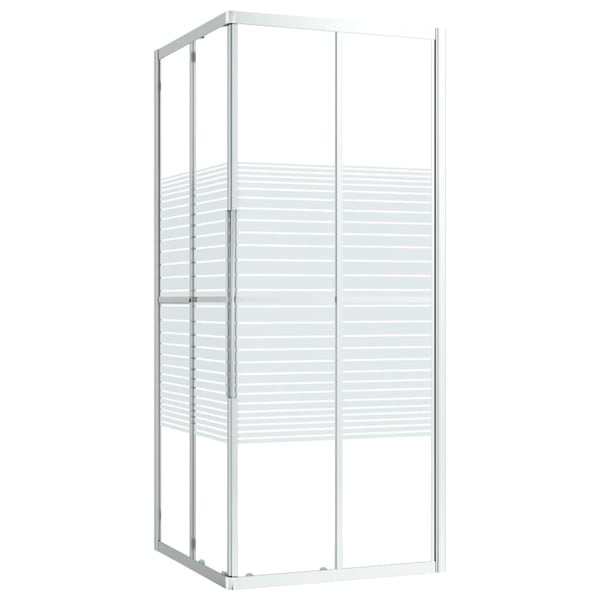 vidaXL brusekabine 80x80x180 cm sikkerhedsglas
