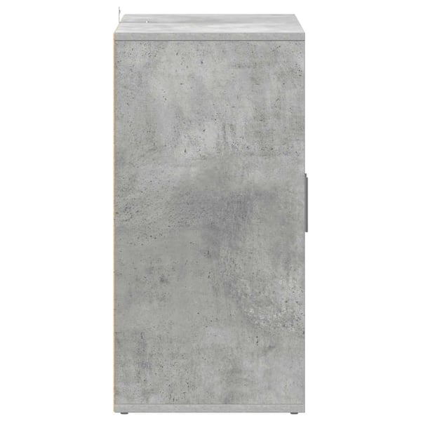 vidaXL Skoskap betonggrå 60x35x70 cm sponplate