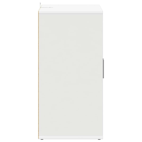 vidaXL Skoskåp vit 60x35x70 cm spånskiva