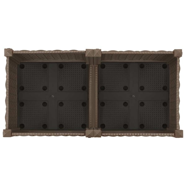vidaXL højbed 80x40x71 cm polypropylen