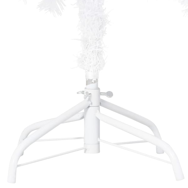 vidaXL Tekojoulukuusi palloilla esivalaistu valkoinen 240 cm PVC