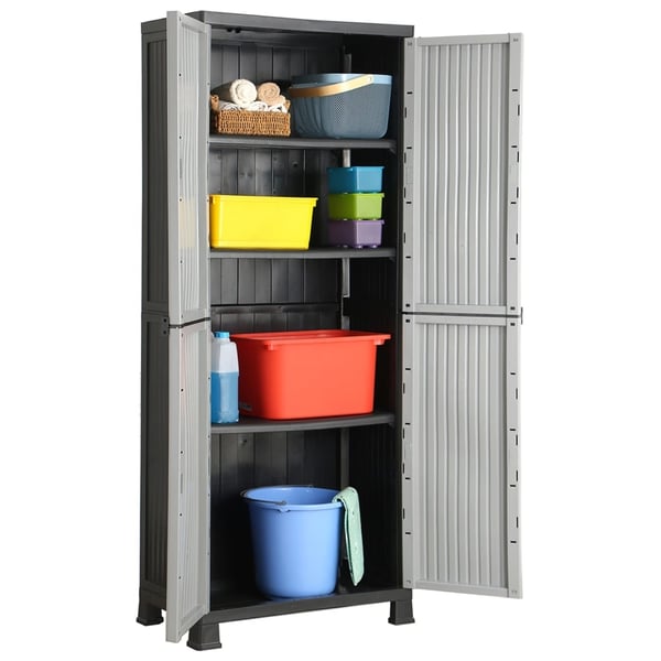 vidaXL Plastskap 68x39x171,5 cm