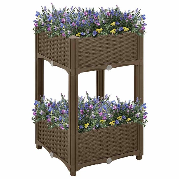 vidaXL højbed 40x40x71 cm polypropylen