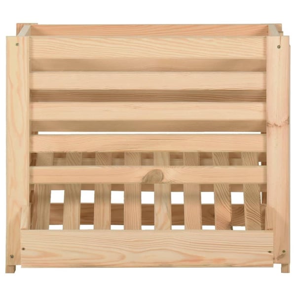 vidaXL Potetkasse 60x40x50 cm heltre furu