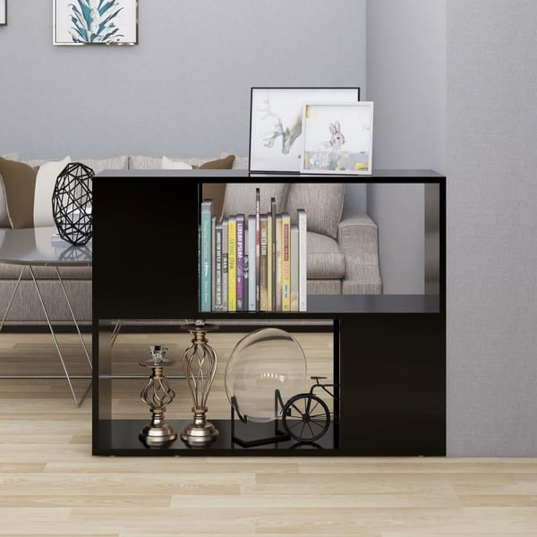 vidaXL tv-skab 80x24x63 cm spånplade sort